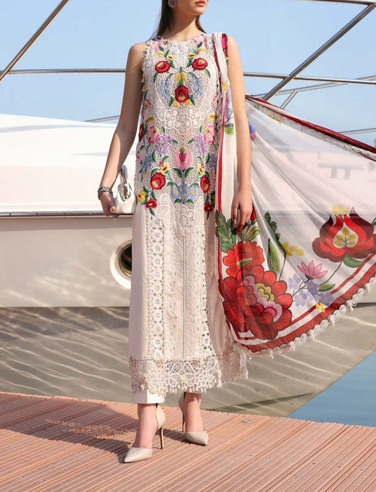 Maria B Lawn/Silk Wedding Wear 5444