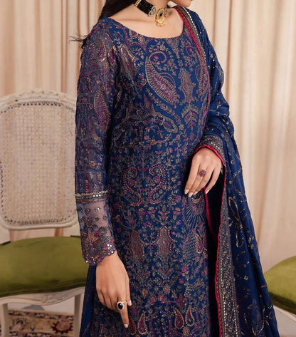 IZNIK LUXURY ORGANZA WEDDING WEAR HFV-4604