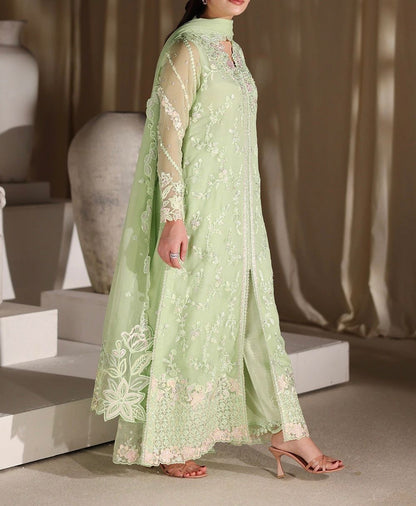 Azure Chiffon Party Wear 5496