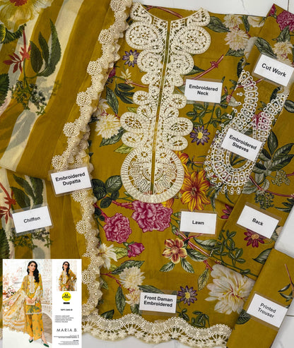 MARIA B M PRINT LAWN WEAR hfv-4610
