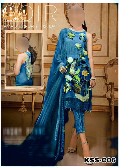 COIR SUMMER LAWN/CHIFFON PARTY WEAR KSSL-192