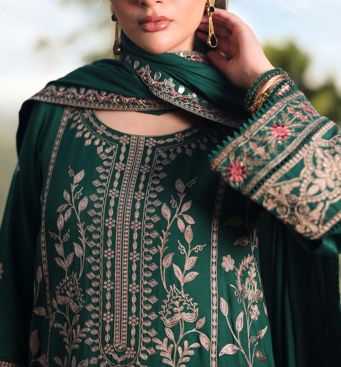 Maria B Lawn/Chiffon Party Wear 5379