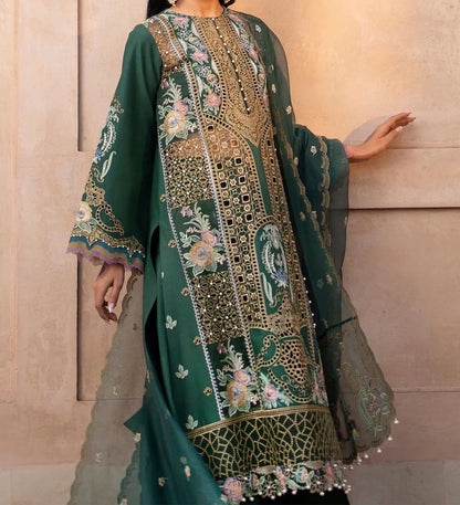 BIN ILYAS LAWN/COTTON NET WEDDING WEAR hfv-4607