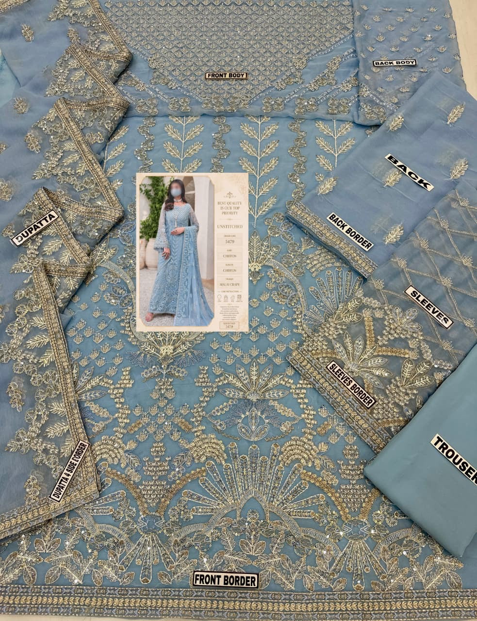 Flossie Chiffon Party Wear 5479