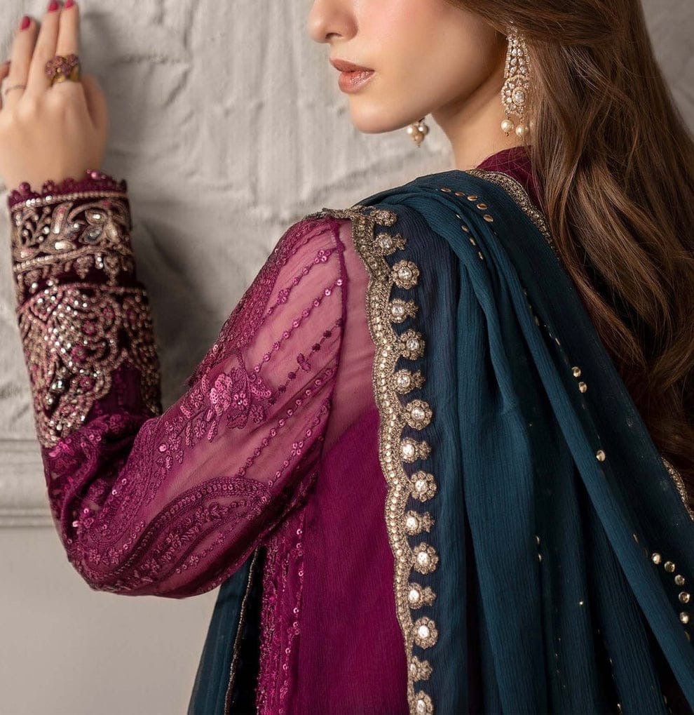 Maria B Chiffon Wedding Wear 5321