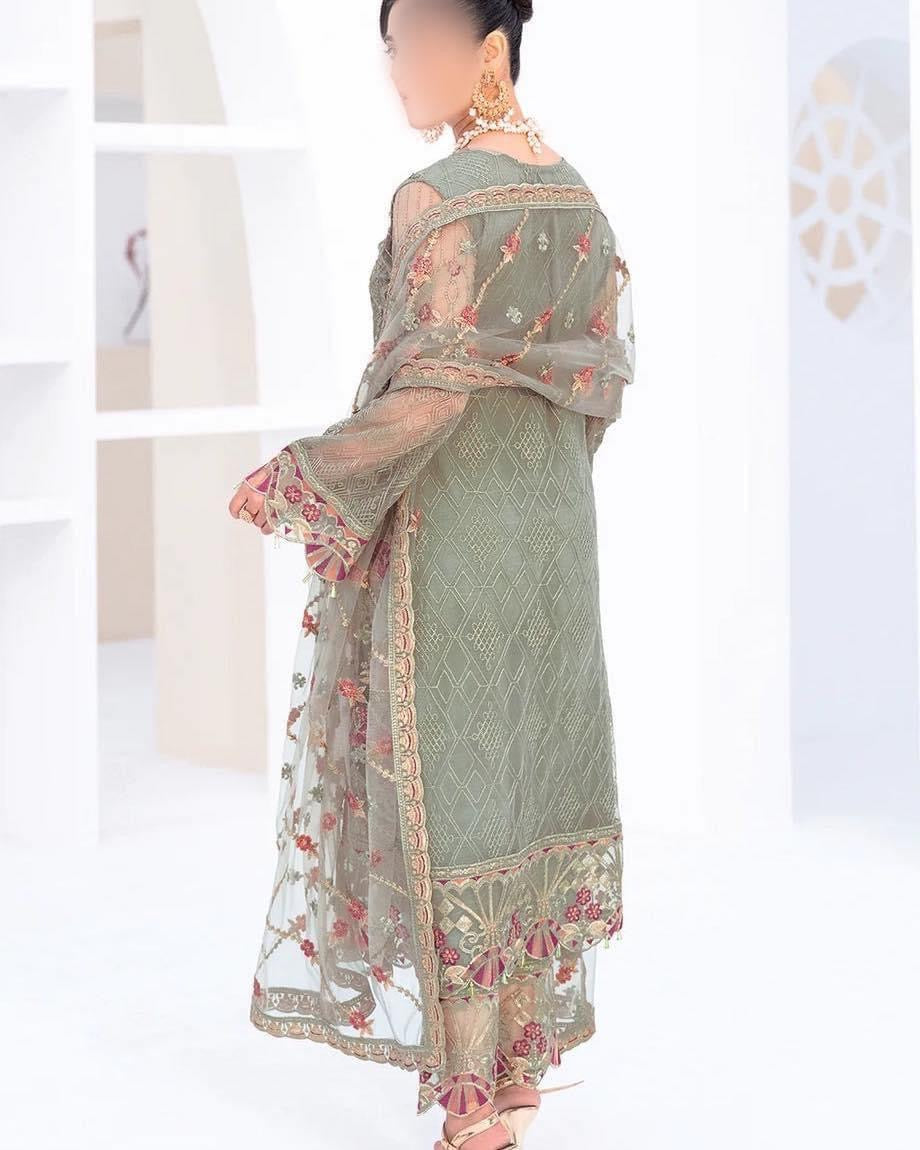 RAMSHA CHIFFON/NET PARTY WEAR KSS-101