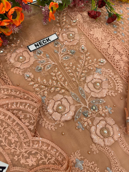 Maria B Chiffon Wedding Wear 5468