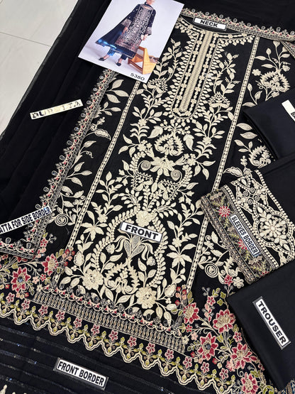 Maria B Lawn/Chiffon Party Wear 5380