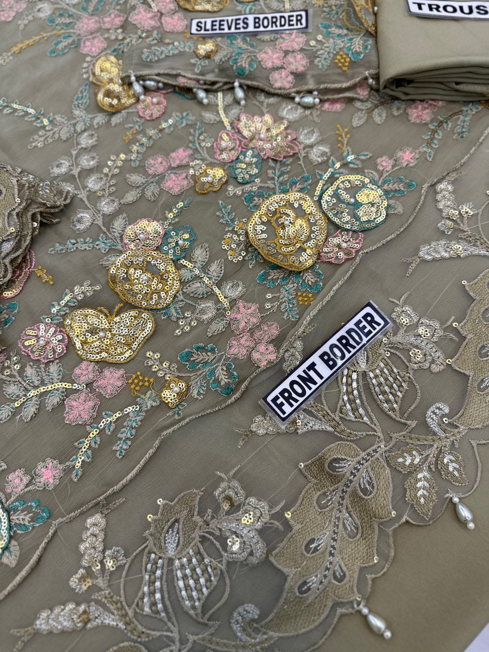 Maria B Chiffon Wedding Wear 5331