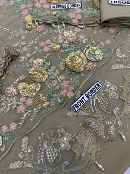 Maria B Chiffon Wedding Wear 5331