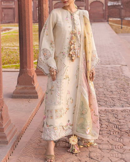 Crimson Lawn/Cotton Net Wedding Wear 5448