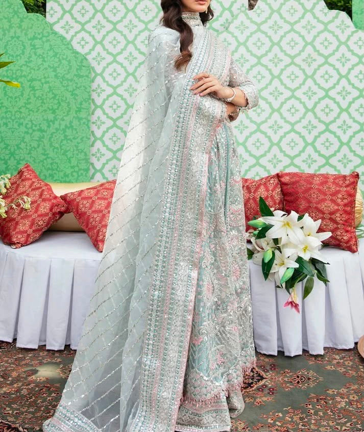 Imrozia Net Maxi Bridal Wear 5315