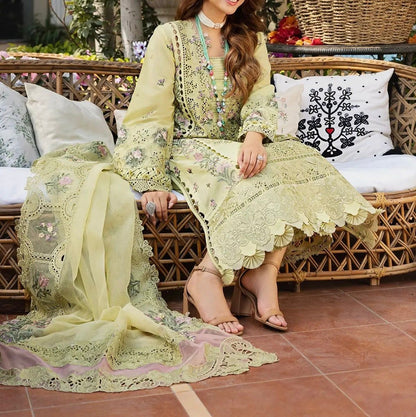 Elaf Lawn/Khaadi Net Wedding Wear 5456