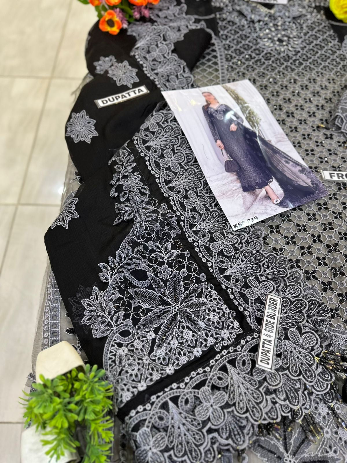 MARIA B CHIFFON WEDDING WEAR
