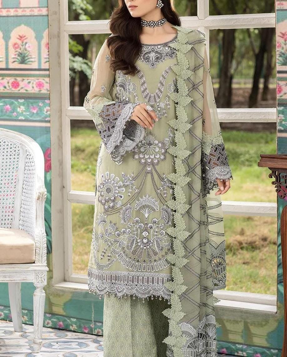 Flossie Chiffon Wedding Wear KSS-126