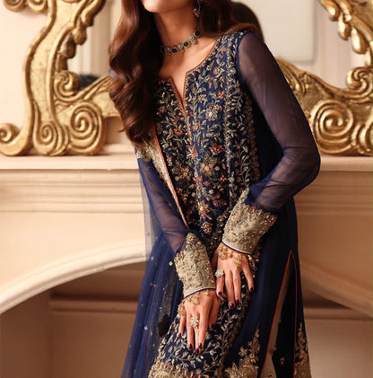 Charizma Chiffon Bridal Wear 5517