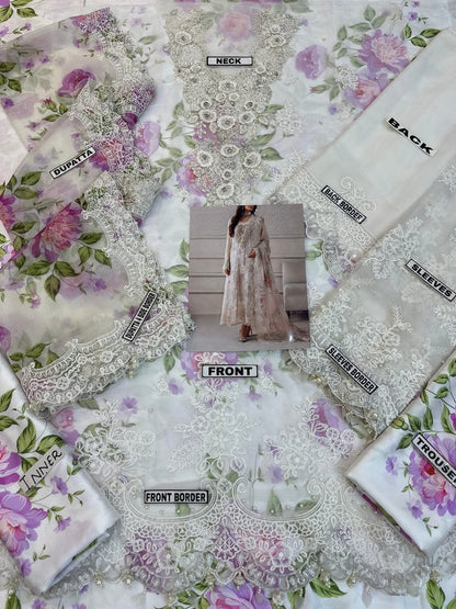 Maria B Chiffon Wedding Wear 5320