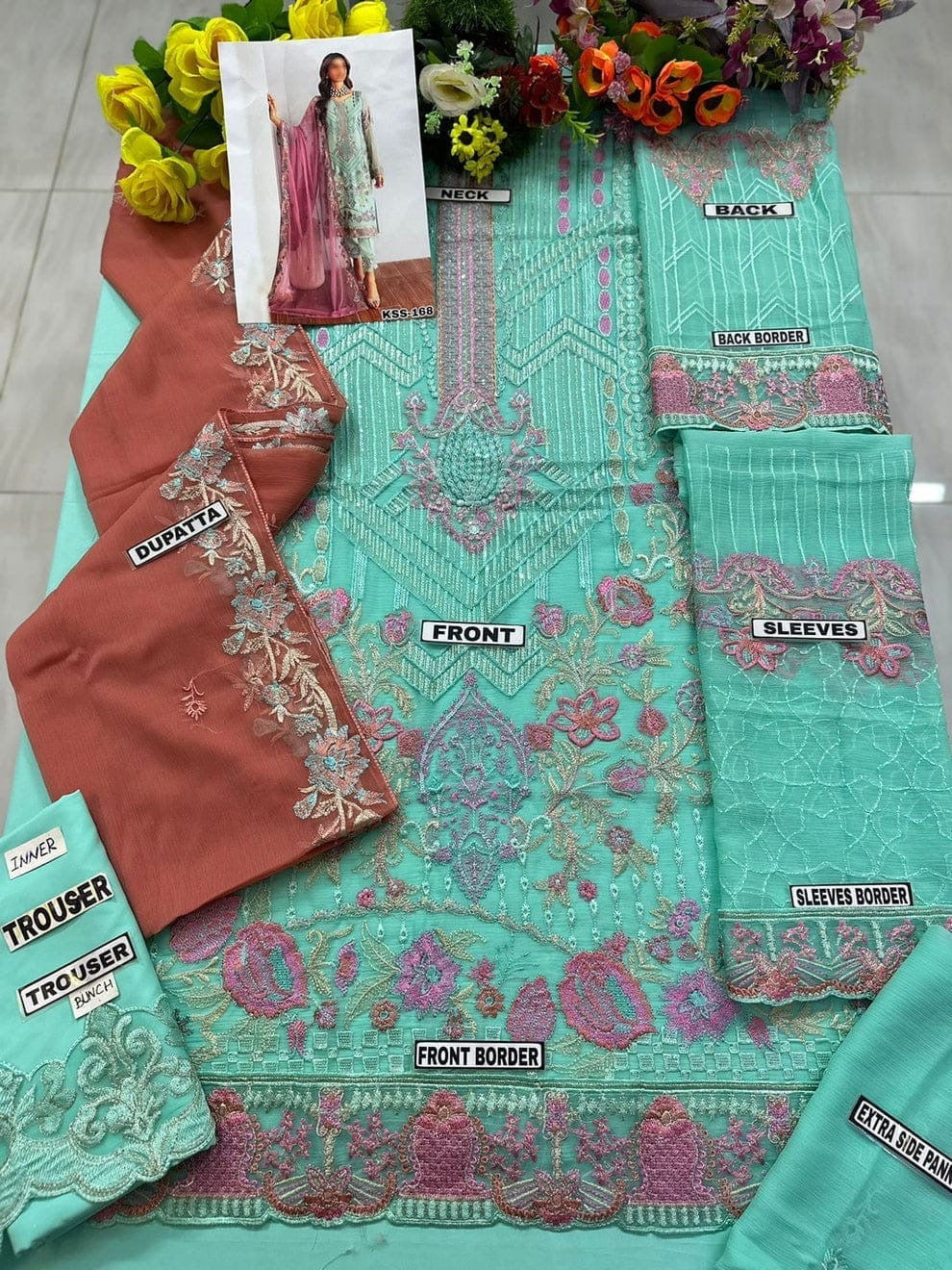 Ramsha Chiffon Party Wear KSS-168