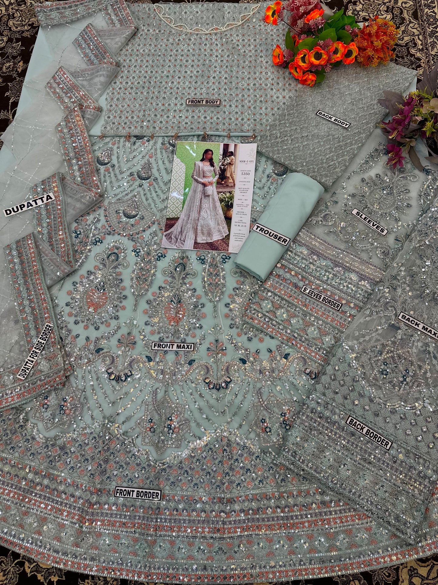 Imrozia Net Maxi Bridal Wear 5315