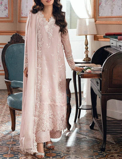 Azure Chiffon Party Wear 5482