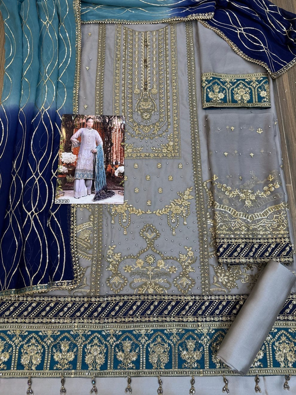 Adan Libas Chiffon Party Wear 5323