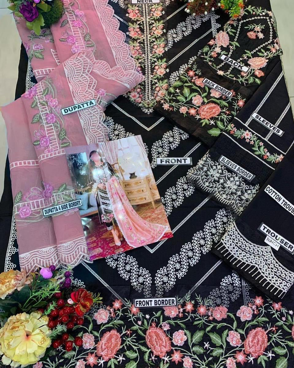 CRIMSON LAWN/ORGANZA PARTY WEAR KSSL-172