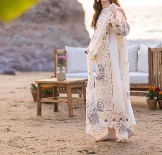 QALAMKAR LAWN/ORGANZA PARTY WEAR 5375