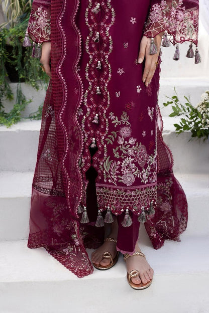 Noorey Chuikankari Lawn/Organza Wedding Wear 5508
