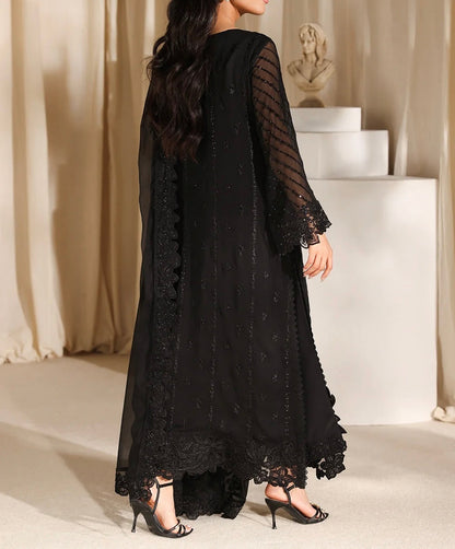 Azure Chiffon Party Wear 5473