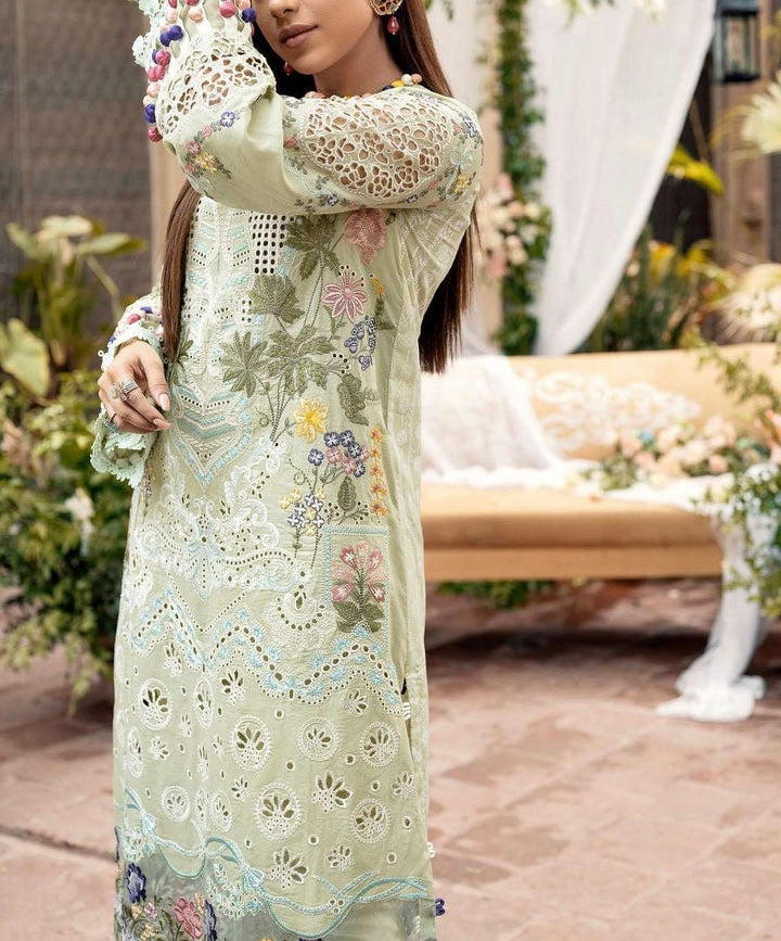 Maryam Hussain Chikankari Lawn/Cotton Net Party Wear KSSL-144
