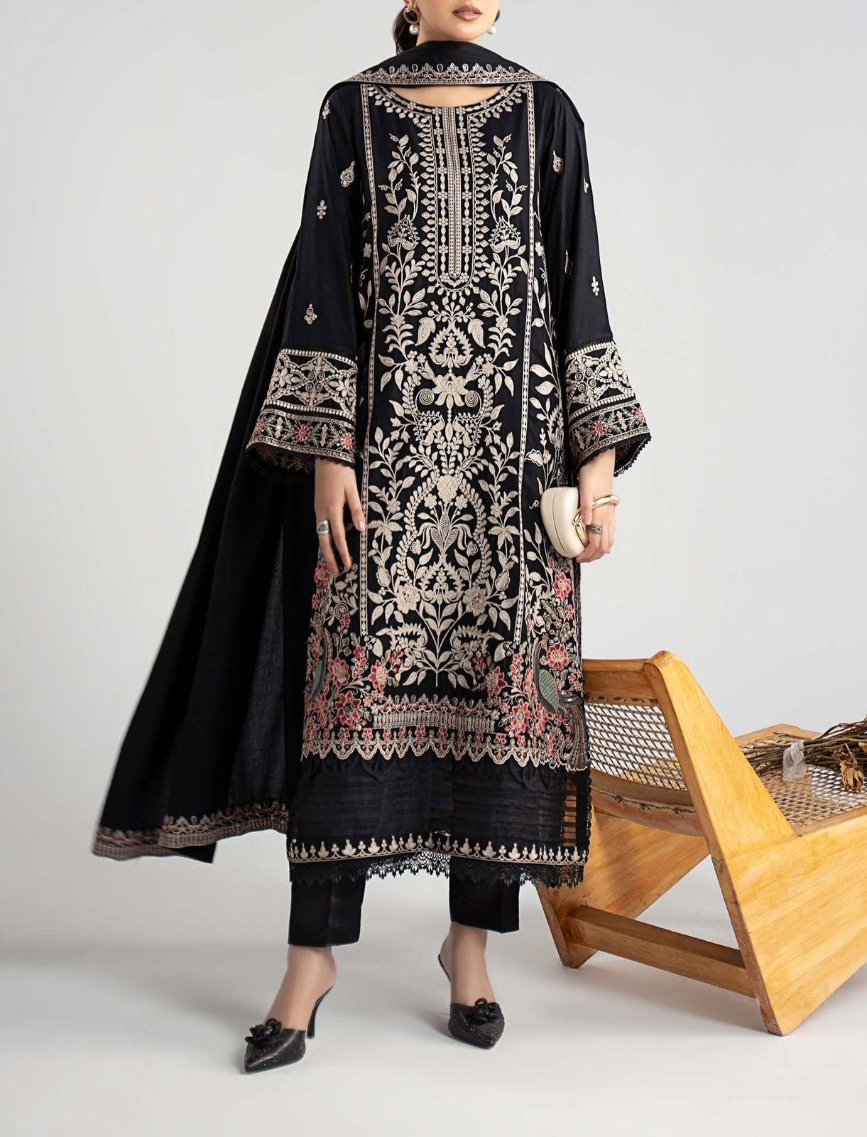 Maria B Lawn/Chiffon Party Wear 5380