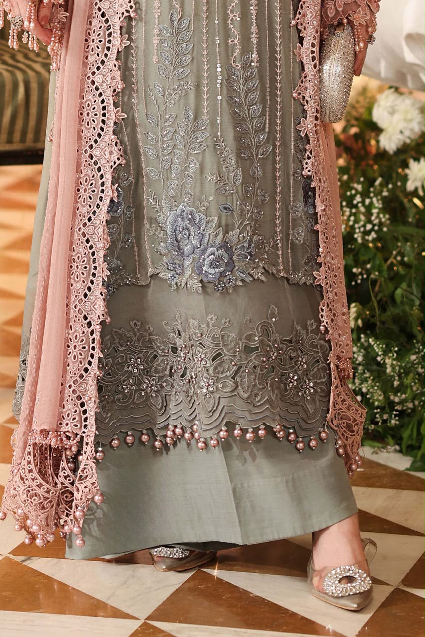 Maria B Chiffon Wedding Wear 4676
