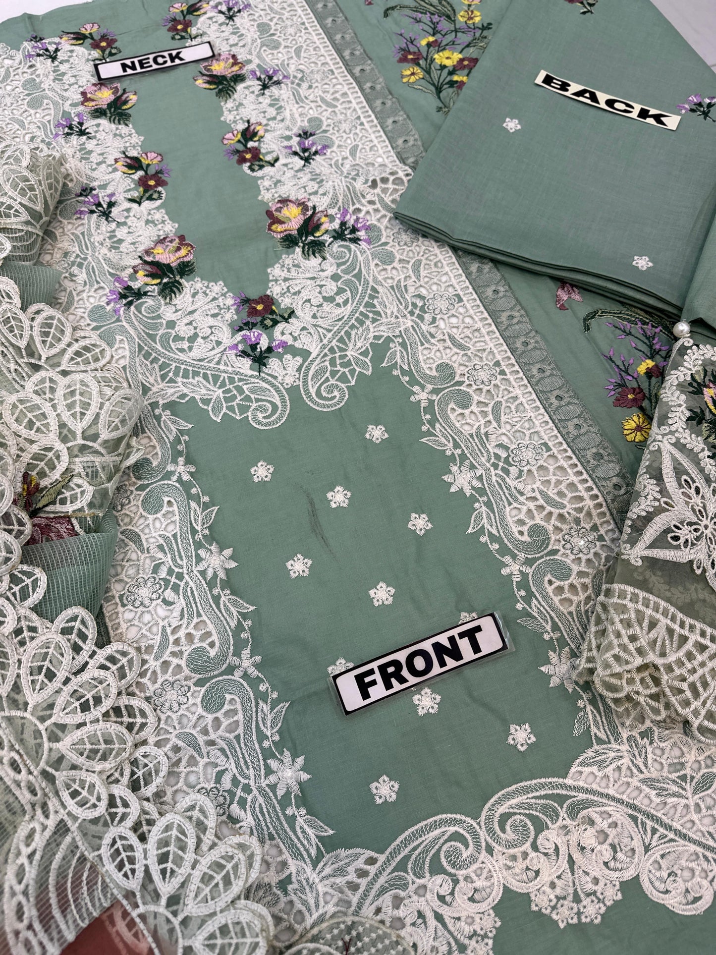 ELAF LAWN/KHAADI NET WEDDING WEAR 5288