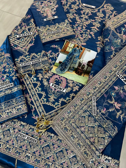 FAIZA SAQLAIN ORGANZA WEDDING WEAR 5318