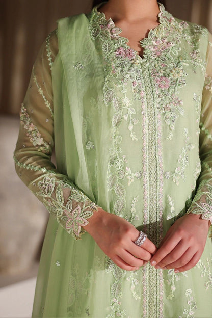 Azure Chiffon Party Wear 5496