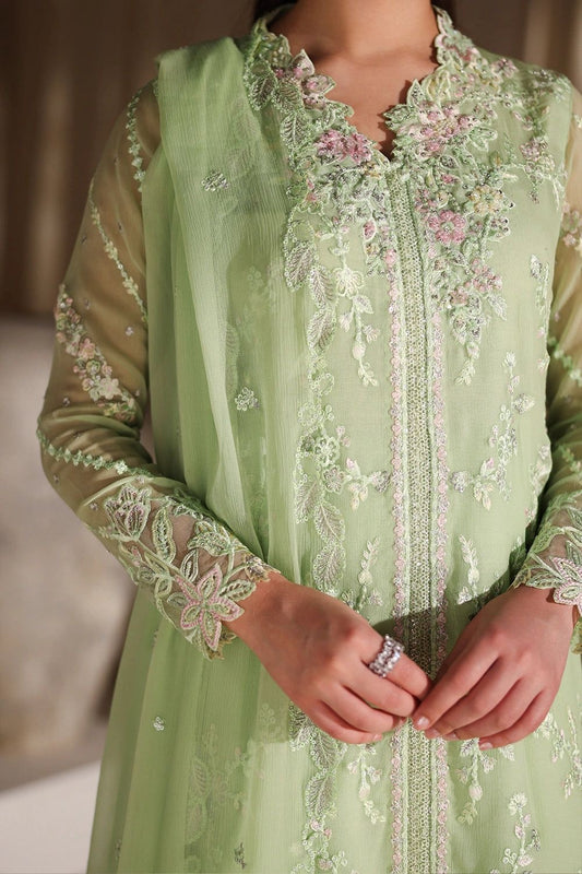 Azure Chiffon Party Wear 5496