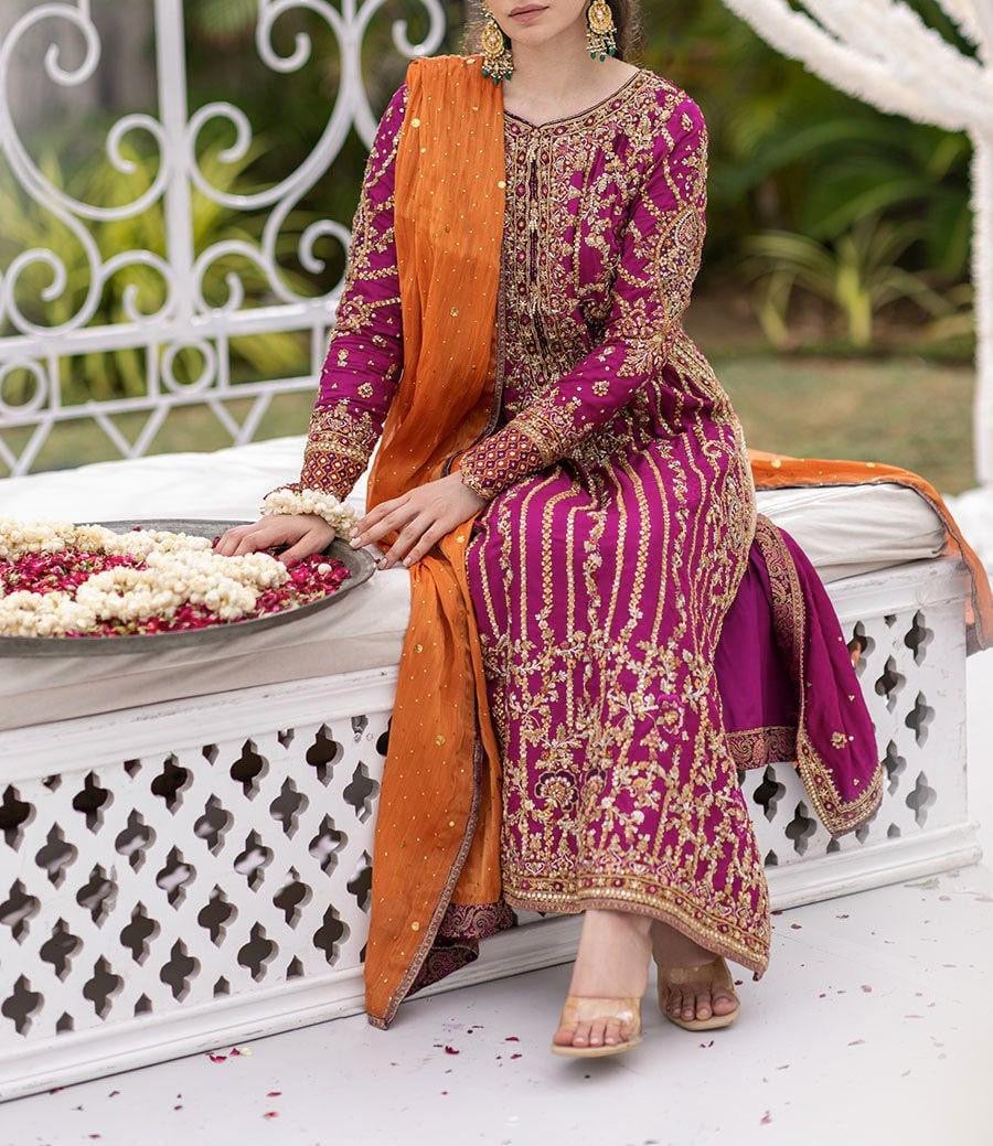 FARAH TALIB AZIZ CHIFFON WEDDING WEAR 5348