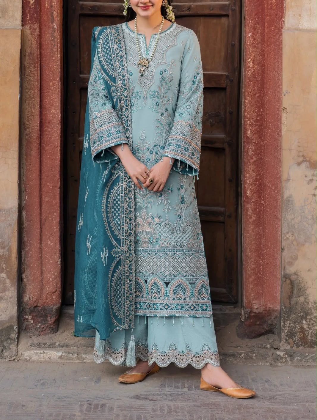 Nameera By Farooq Chiffon Wedding Wear 5471