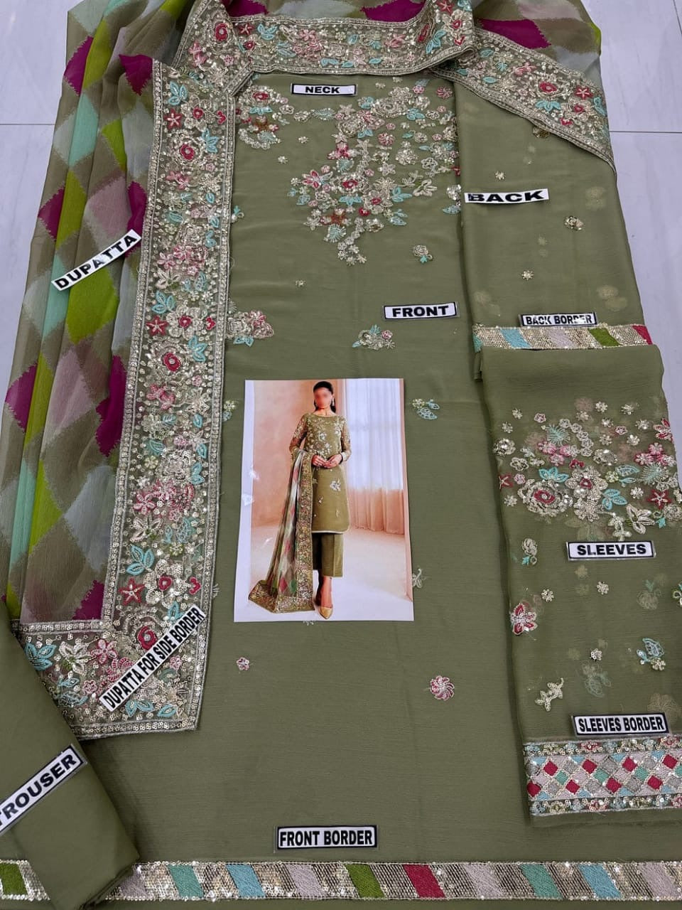 Farasha Chiffon Party Wear 5370
