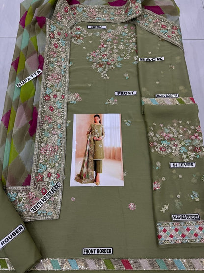 Farasha Chiffon Party Wear 5370