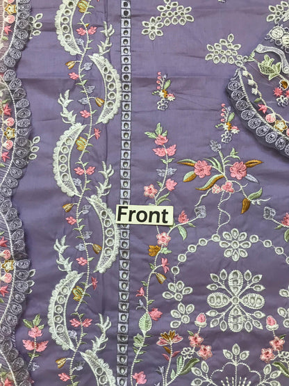 QALAMKAR LAWN/ORGANZA WEDDING WEAR hfv-4616