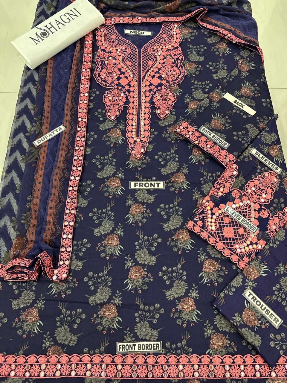 Mohagni Lawn Wear 5439