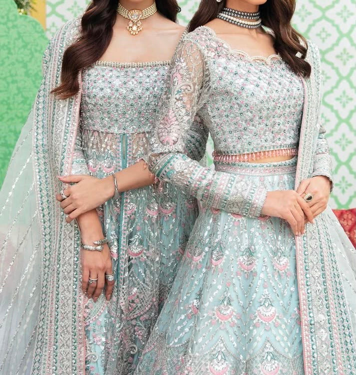 Imrozia Net Maxi Bridal Wear 5315