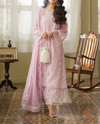 Azure Chiffon Party Wear 5483