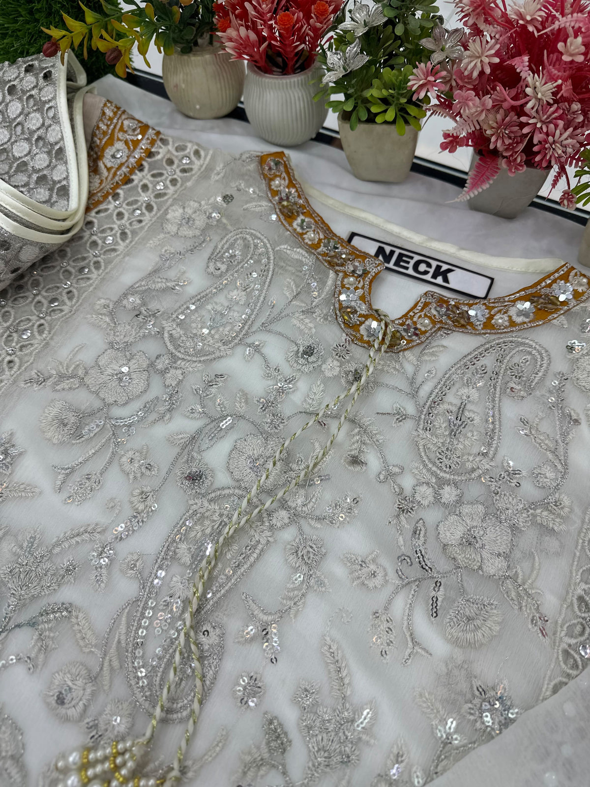 Charizma Chiffon Wedding Wear 5491