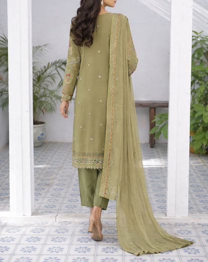 Husn-e-Suroshi Chiffon Party Wear SR-01