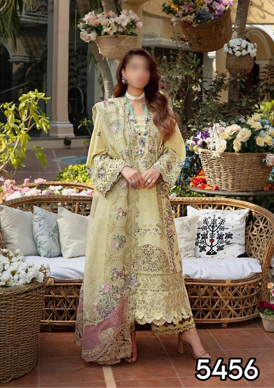 Elaf Lawn/Khaadi Net Wedding Wear 5456
