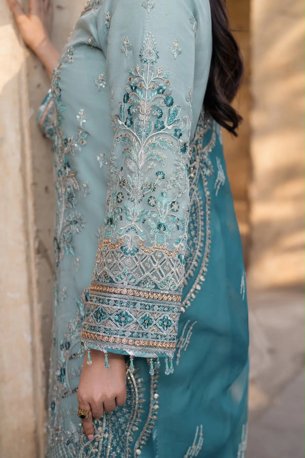 Nameera By Farooq Chiffon Wedding Wear 5471