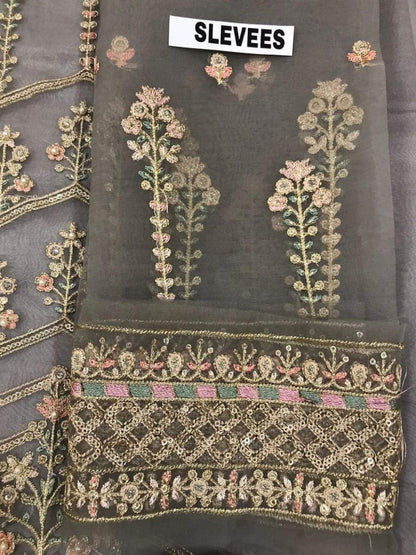 Agha Noor Organza Party Wear KSS-026