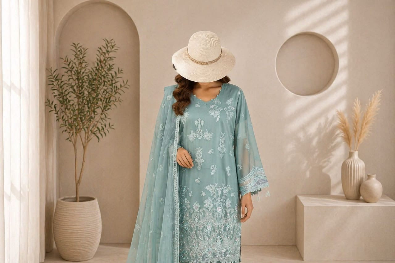 Husn-e-Suroshi Chiffon Party Wear SR-05